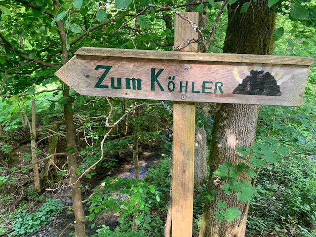 Kohlenmeiler - Köhlerei im Thiemitztal